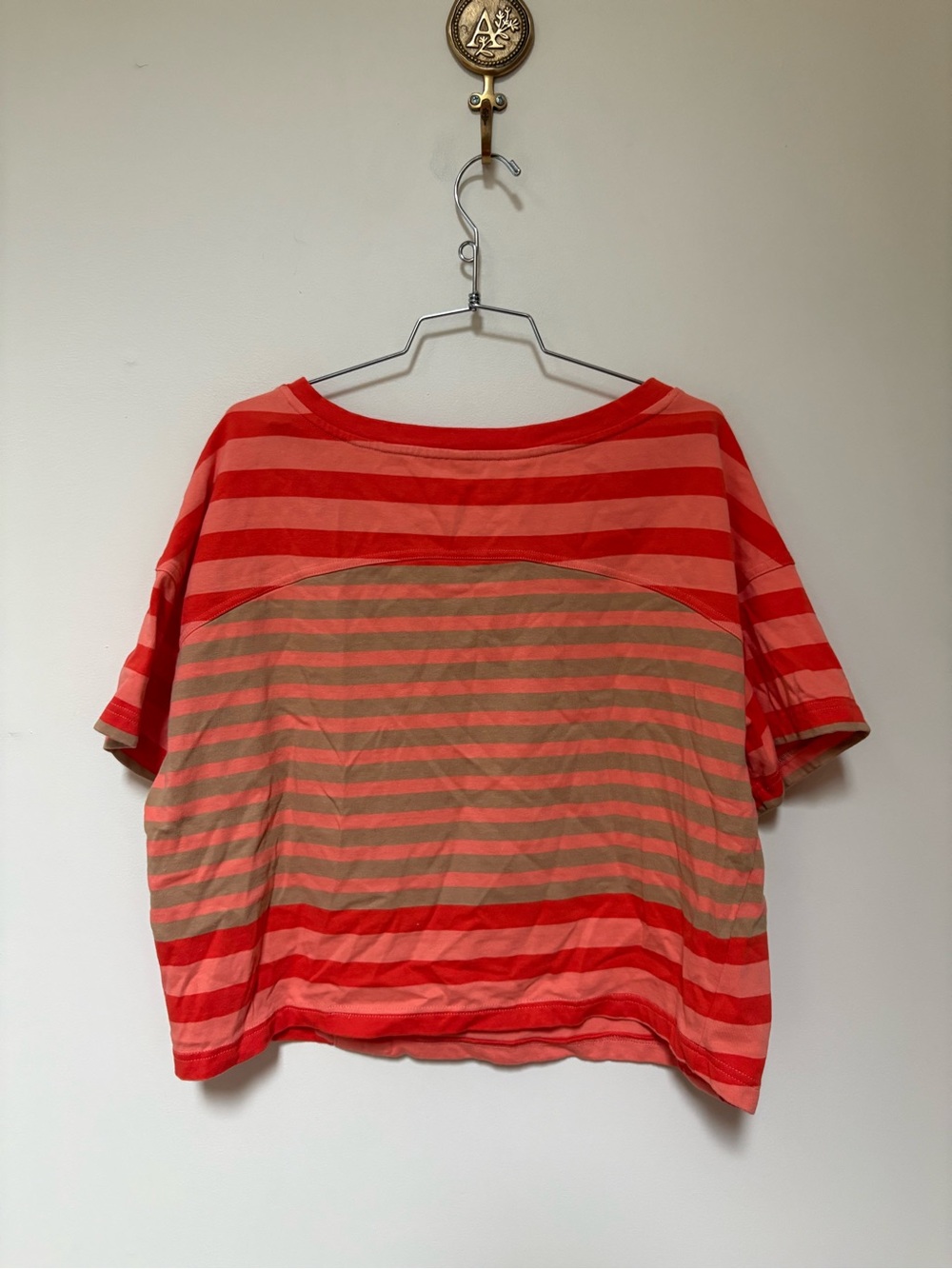NWOT Anthropologie Maeve Cotton Fisherman Stripe Tee Size Medium - Picture 7 of 12